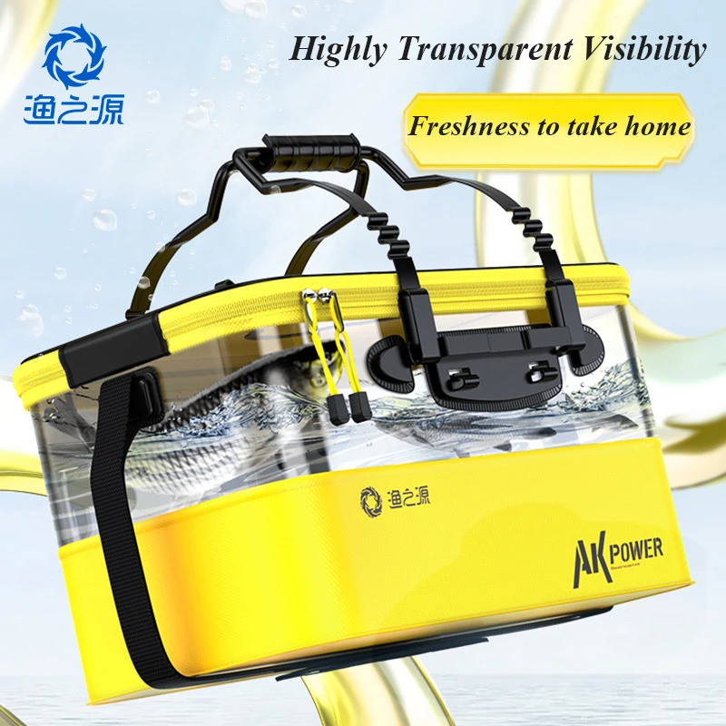 Fishing Bucket-Thickened Fishing Bucket with Oxygen Pump Large Capacity
