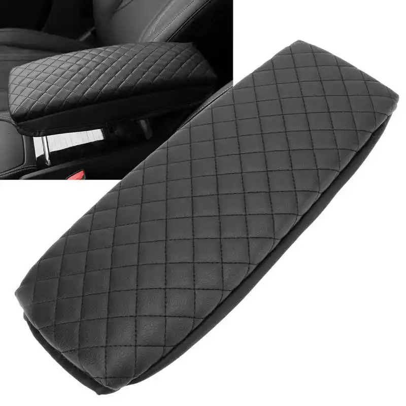 PU Leather Car Console Center Armrest Lid Cover Protector Replacement