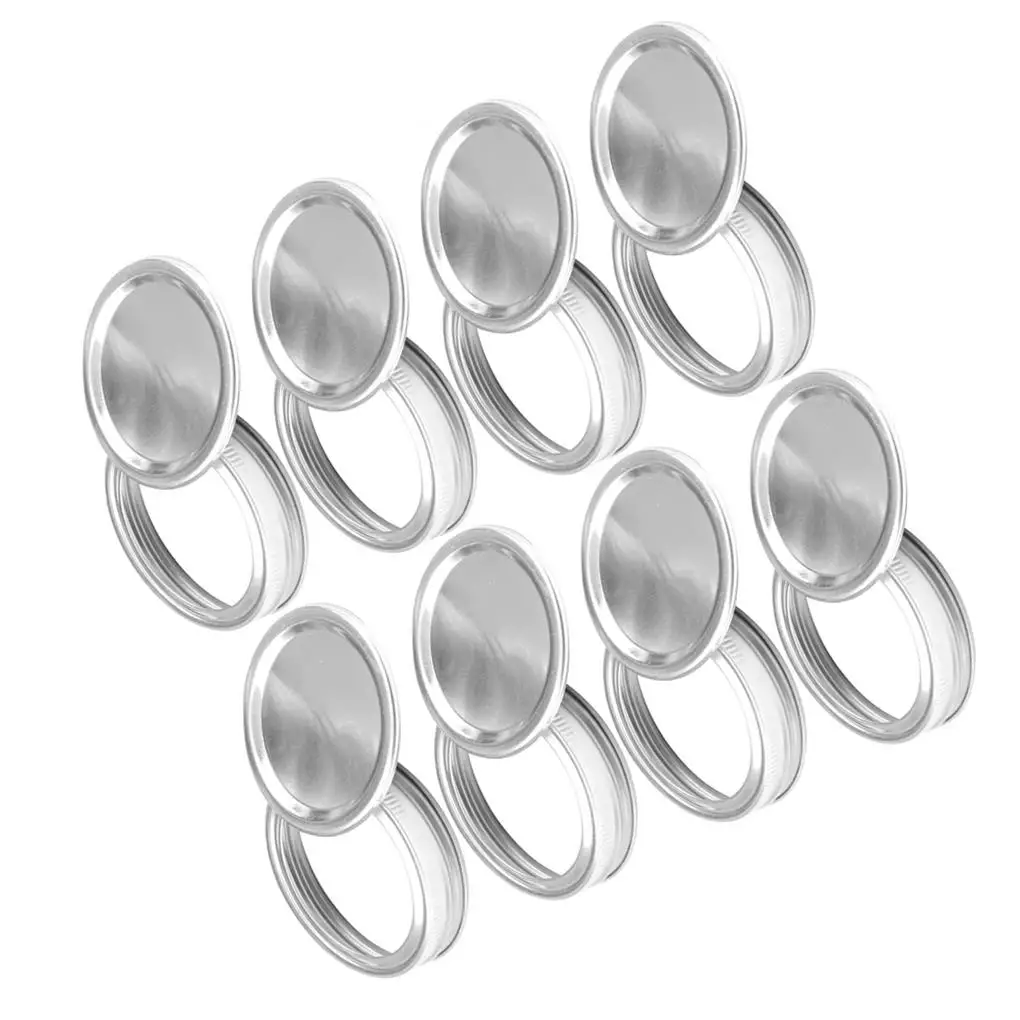 Split-Type Wide Mouth Sealing Jars Lids Canning Caps Leak Proof Seal Rings Replacement Cover 24Pcs food cover,fresh keeping cover,microwave cover,preservation cover,bowl cover