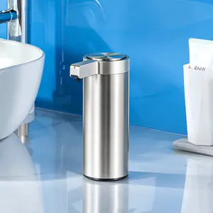 Dispensador de Jabón Líquido de Cerámica para Cocina plata 