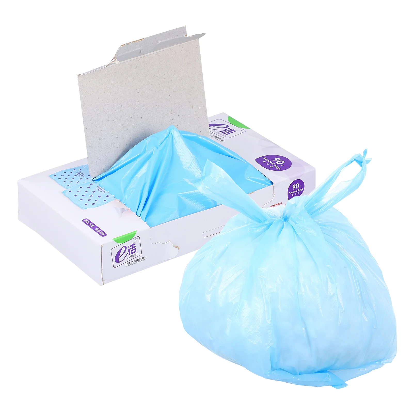 

90PCS/Box Disposable Diaper Bag Fragrance Nappy Sack With Scent Fragrance Diaper Sack Pet Waste Bag