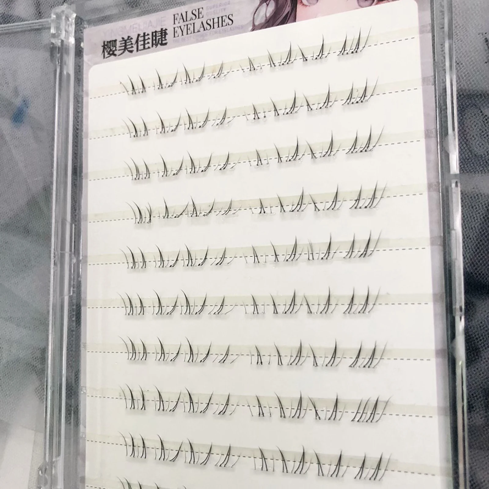 Description Picture 4 of item4-6mm No Glue False Eyelashes New Korean Style Lower Lashes Natural Fake Eyelashes for Women Daily Wear Cosplay DIY Makeup