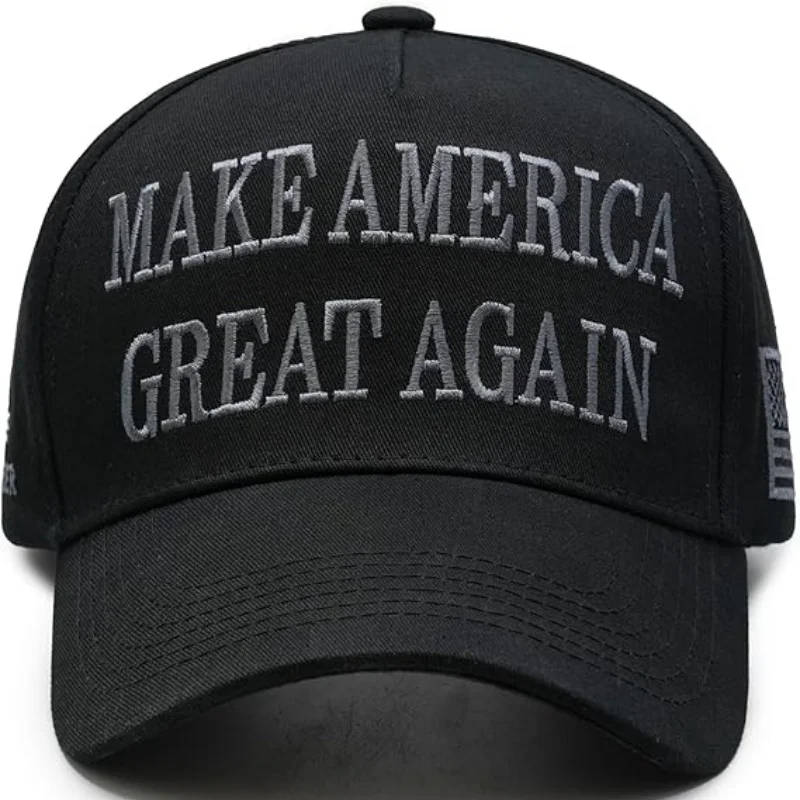 Donald  45-47 Never Surrender MAGA Hat Make America Great Again Slogan with USA Flag Adjustable Baseball Cap Black 4