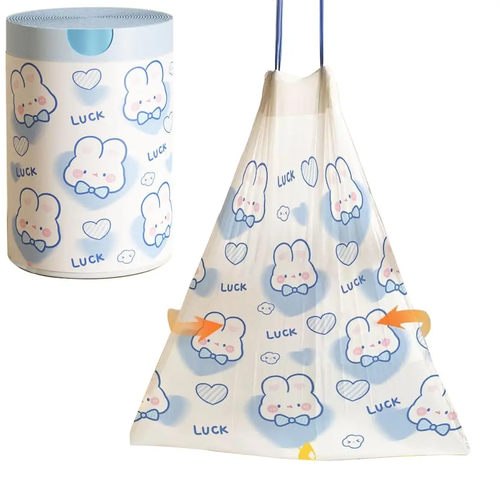 Description Picture 2 of itemUNTIOR Drawstring Garbage Bags Large Capacity Disposable Trash Bags for Household Kitchen Dormitory Thickened Garbage Pouches