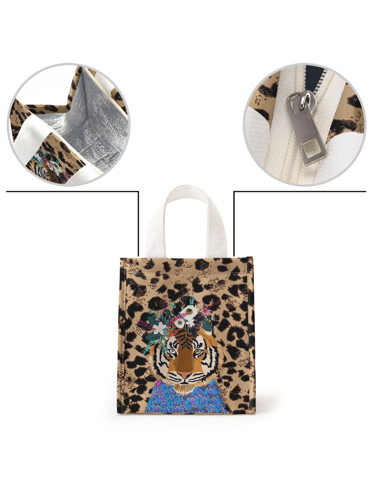 Insulated Lunch Bag Insulation Bento Pack Aluminum Foil Rice Bag Meal Pack Ice Pack Student Bento Lunch Handbag Insulation