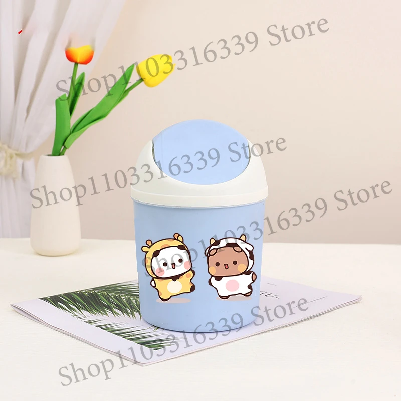 Bubu Dudu Mini Desktop Bin - Cute Panda Bear Trash Can for Clean and Organized Workspaces