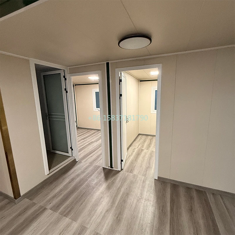 รูปสินค้า บ้านคอนเทนเนอร์โมดูลาร์ บ้านเคลื่อนที่ขนาดเล็ก บ้านเรือนกระจก ขยายได้