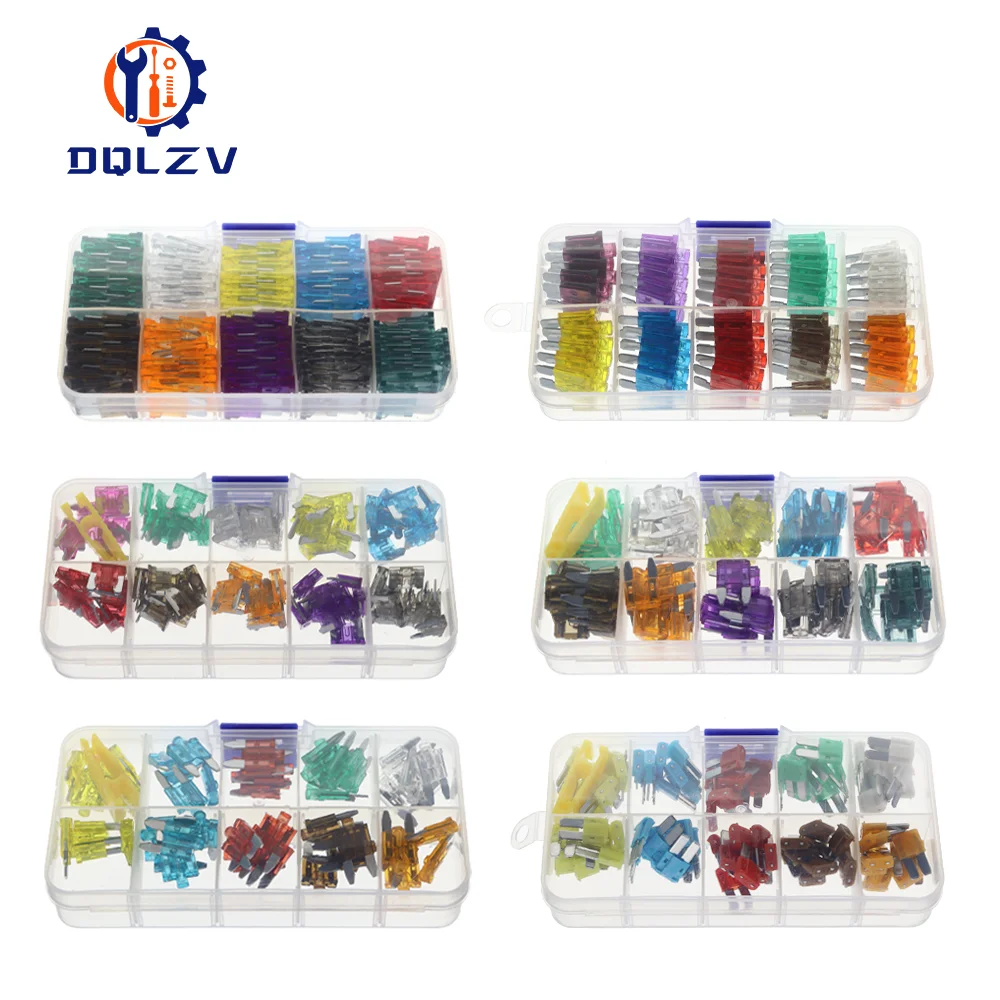 Kit Fusibili Auto Standard Lama - 2,3,4,5,7.5,10,15,20,25,30,40 Amp - Spalding