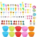 76 pcs round