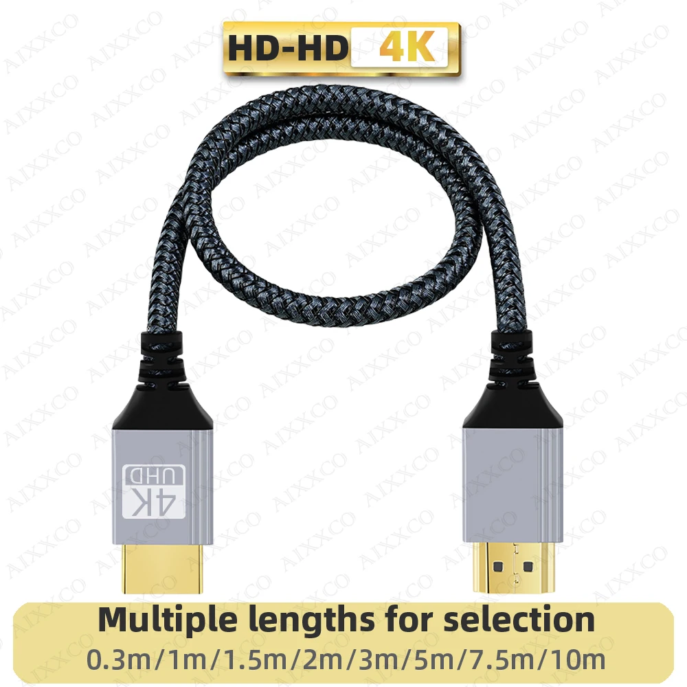 Cabo Hdmi Compatible 2.0 Fio 4k 60hz para Xiaomi Xbox Ps5 Ps4 Laptops Hdmi Compatible Splitter Cabo Digital Cabo 2m 3m 5m 10m - Image 5