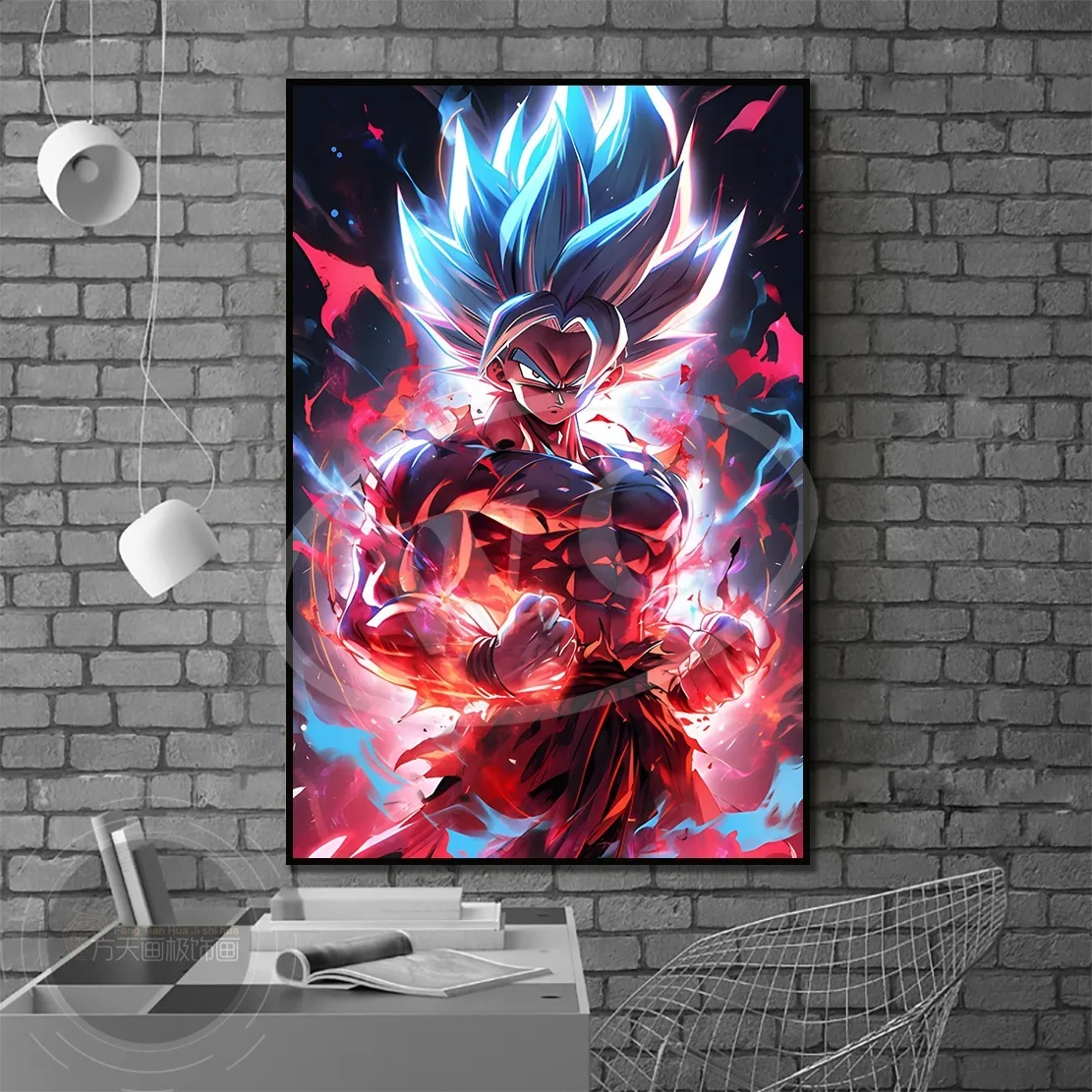 ドラゴンボール壁掛け 超サイヤ人の吊り下げドラゴンボール,壁の装飾,室内装飾