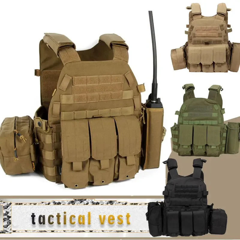 Military Tactical Vest Body Armor with Molle System
