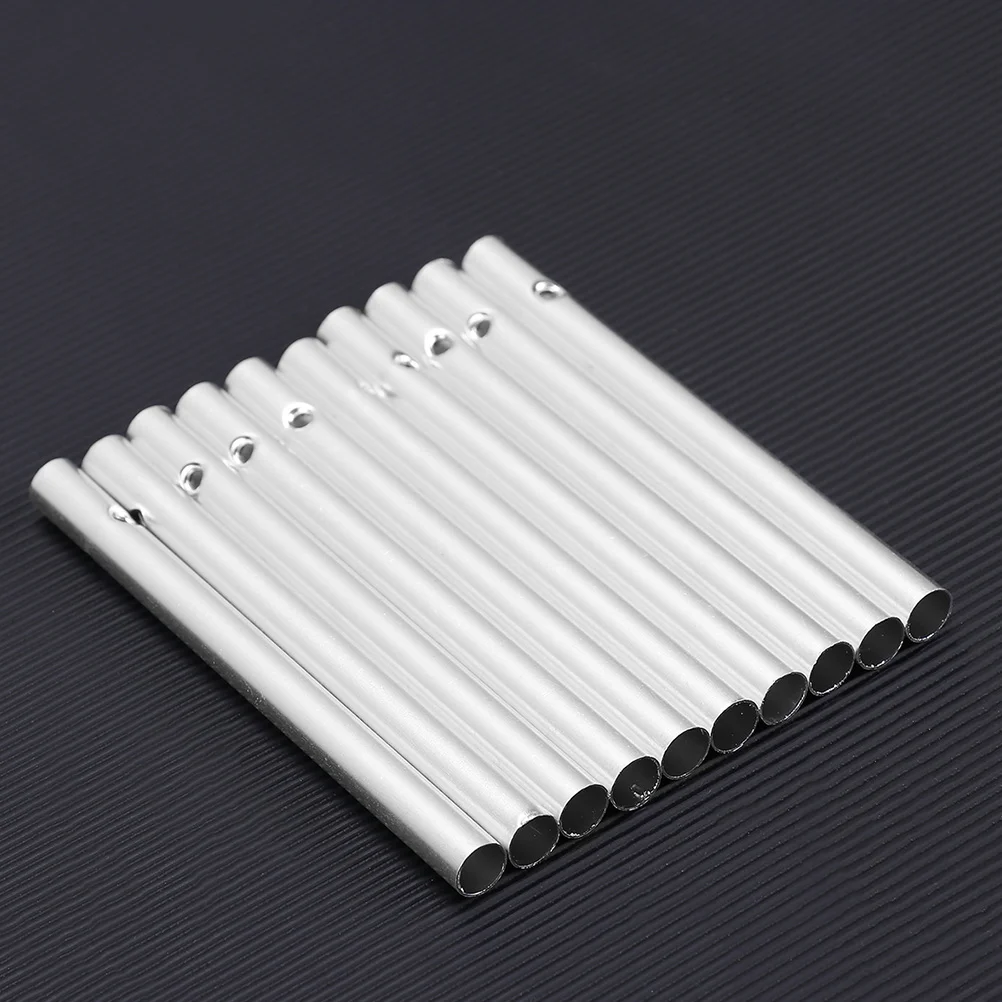 Wind Chime Diy Pipe Tubes Aluminum Tube Pendant Chimes Hanging Metal Set Outdoor Replacemeent For Windchimes Empty Handcraft