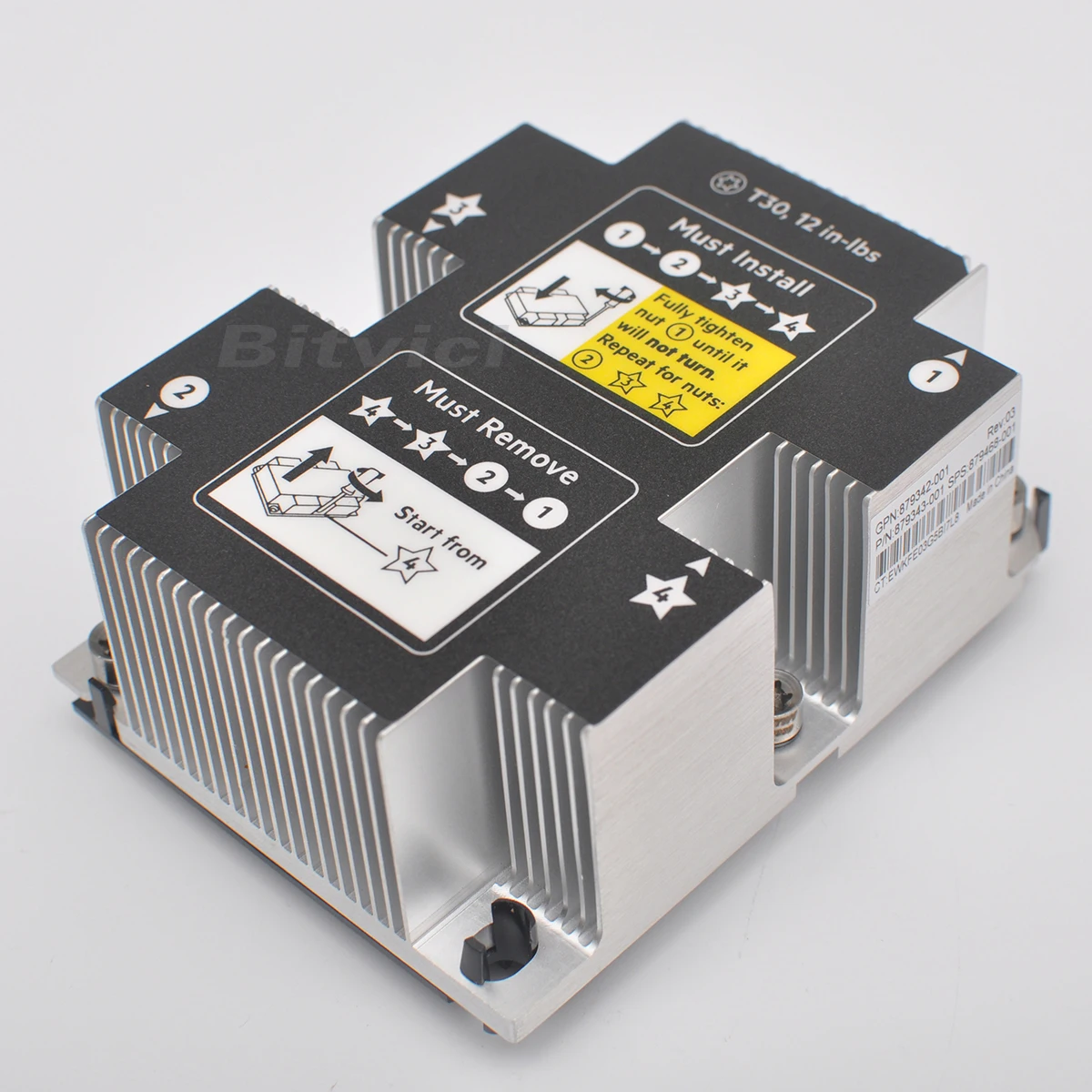 New Heatsink 879342-001 879343-001 879468-001 For Hp Proliant Ml350 Gen10 G10