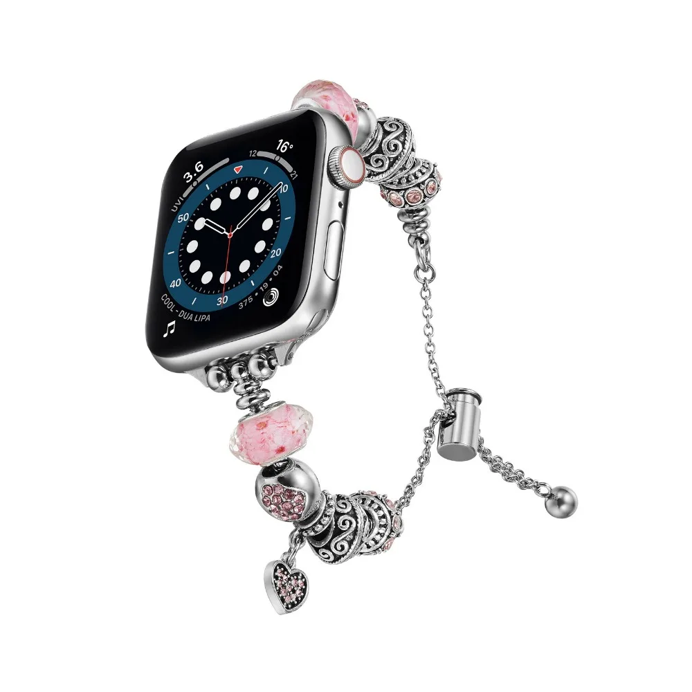 

Jewelry Strap For Apple Watch Band 44mm 45mm 49mm 42mm 38mm 40mm 41mm Woman Bracelet band iWatch Series Ultra 8 7 6 5 4 SE Belt
