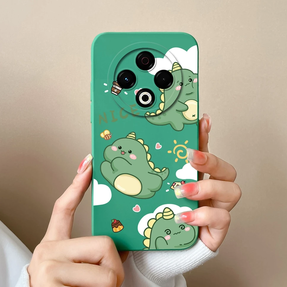 Lovely Dinosaur Camera Protection Phone Case Back Cover for Tecno Spark 30 Pro 4G