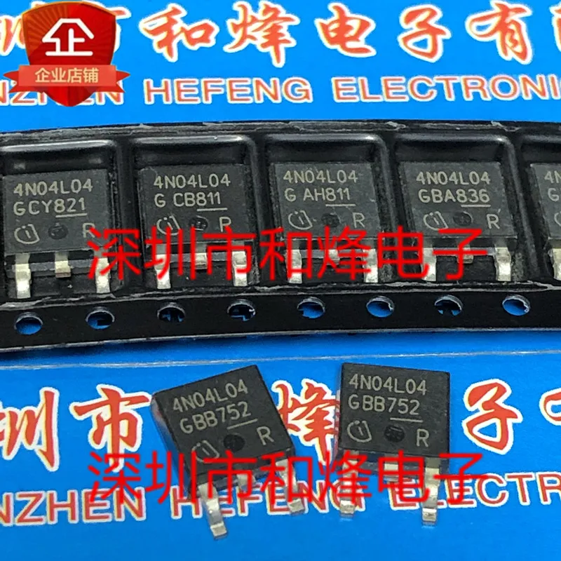 10PCS 4N04L04 IPD90N04S4L-04  TO-252 40V 90A  100% new and original