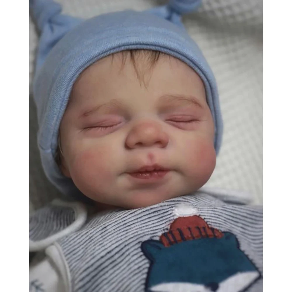 48CM Reborn Baby Doll Pascale Newborn Sleeping Baby Bebe Reborn 3D Paiting Skin with Many Details Veins куклы реборн Doll Toys