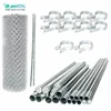 Sustainable Wholesale Industry Used hot Dipped Galvanized PVC coated Iron Wire Mesh Chain Link Fence For Baseball Fields 3