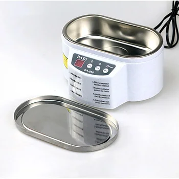 110V 220V 500ml Dual Vibration Ultrasonic Cleaner For Home Use Glasses Jewelry Print Head Mobile Phone Motherboard Cleaner 1
