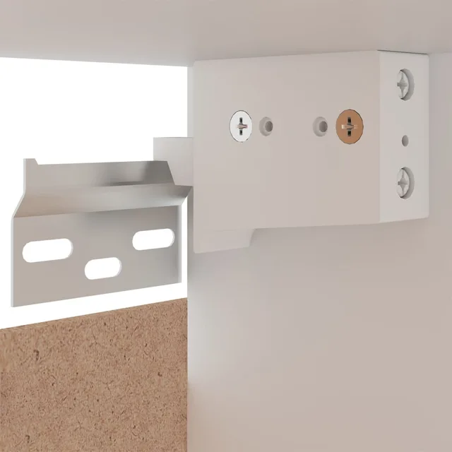 Armadio pensile per armadio da cucina organizzatori e contenitori per armadietti con ante mobili per la casa bianco 60x31x40 cm 4