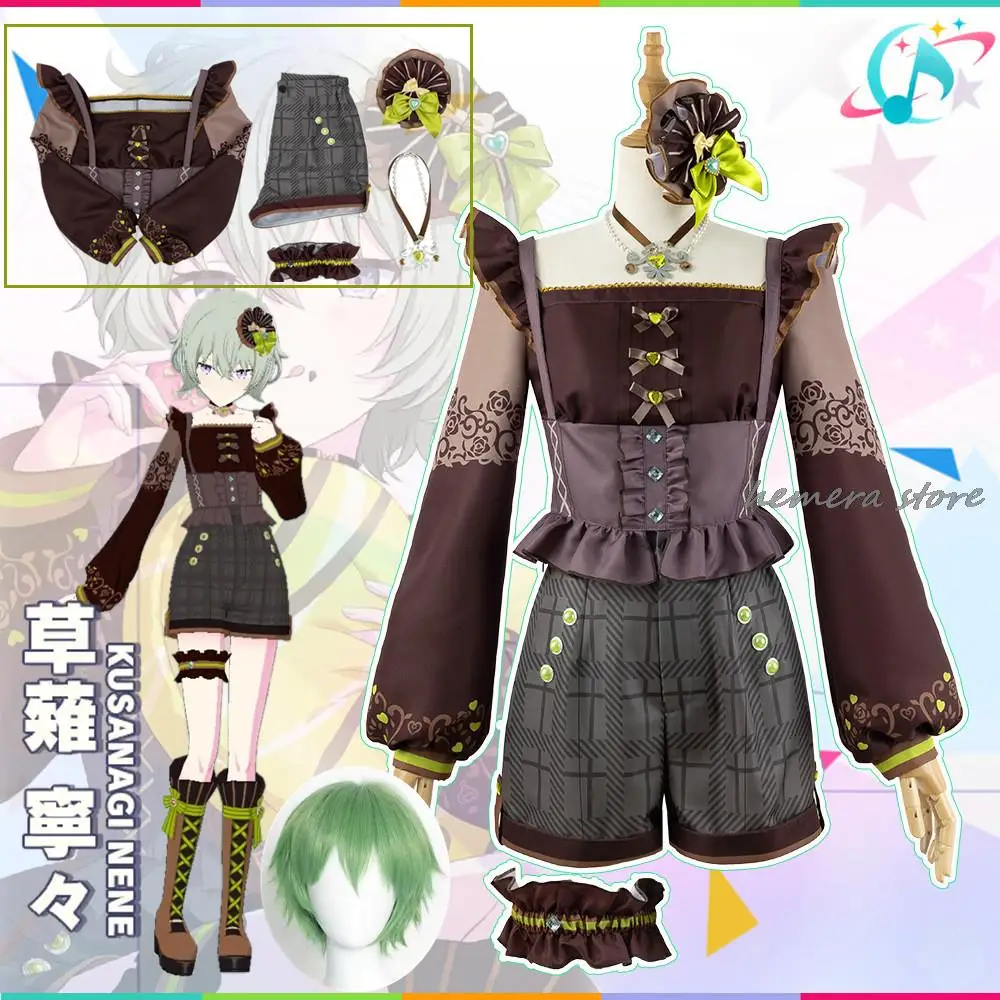 

Game Project Sekai Kusanagi Nene Cosplay Costume Halloween Outfits PJSK Lolita Suit Anime Clothing New Skin Dropshipping