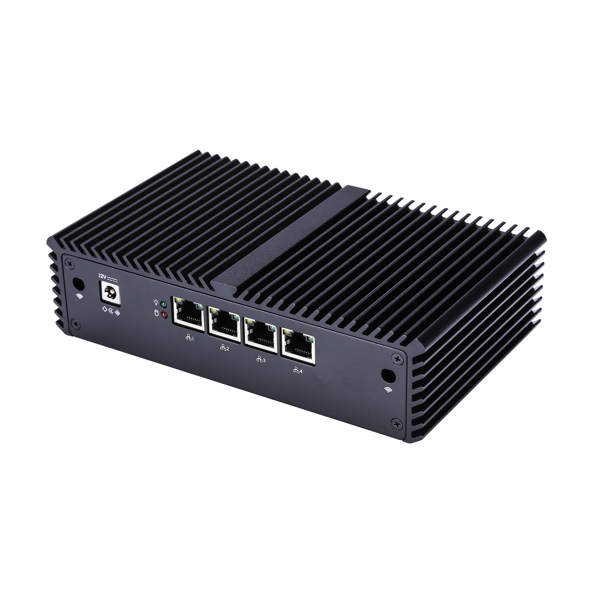 Qotom 4 Lan Core i3/i5 Mini PC Qotom-Q335G4/Q350G4  with Core i3-5005U/i5-4200U pf appliance as a firewall AES-NI 4