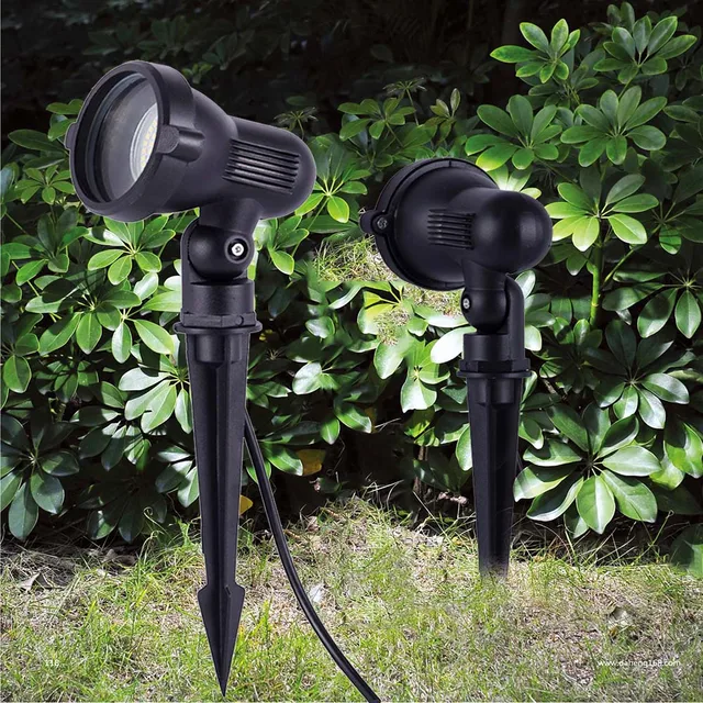 Állítható Külső Gyeplámpa 5W Led Kerti Reflektorfény Gu10 Holder Gyeplámpák Kültéri Alumínium