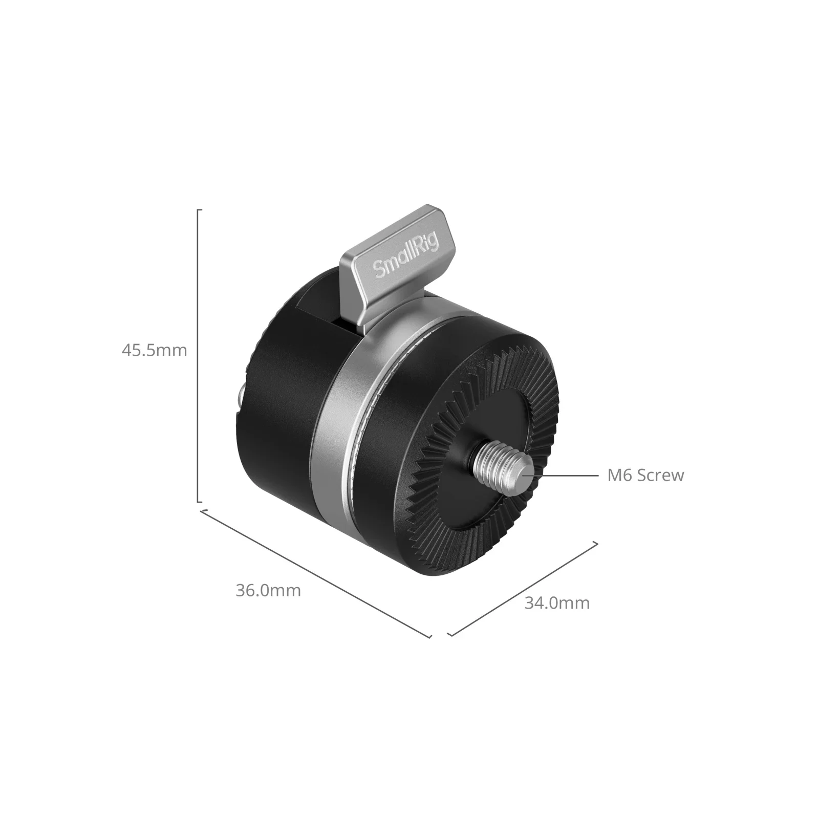 SmallRig Rotatable ARRI-Style Rosette Adapter for Shouder Kit One-Touch Adjustme