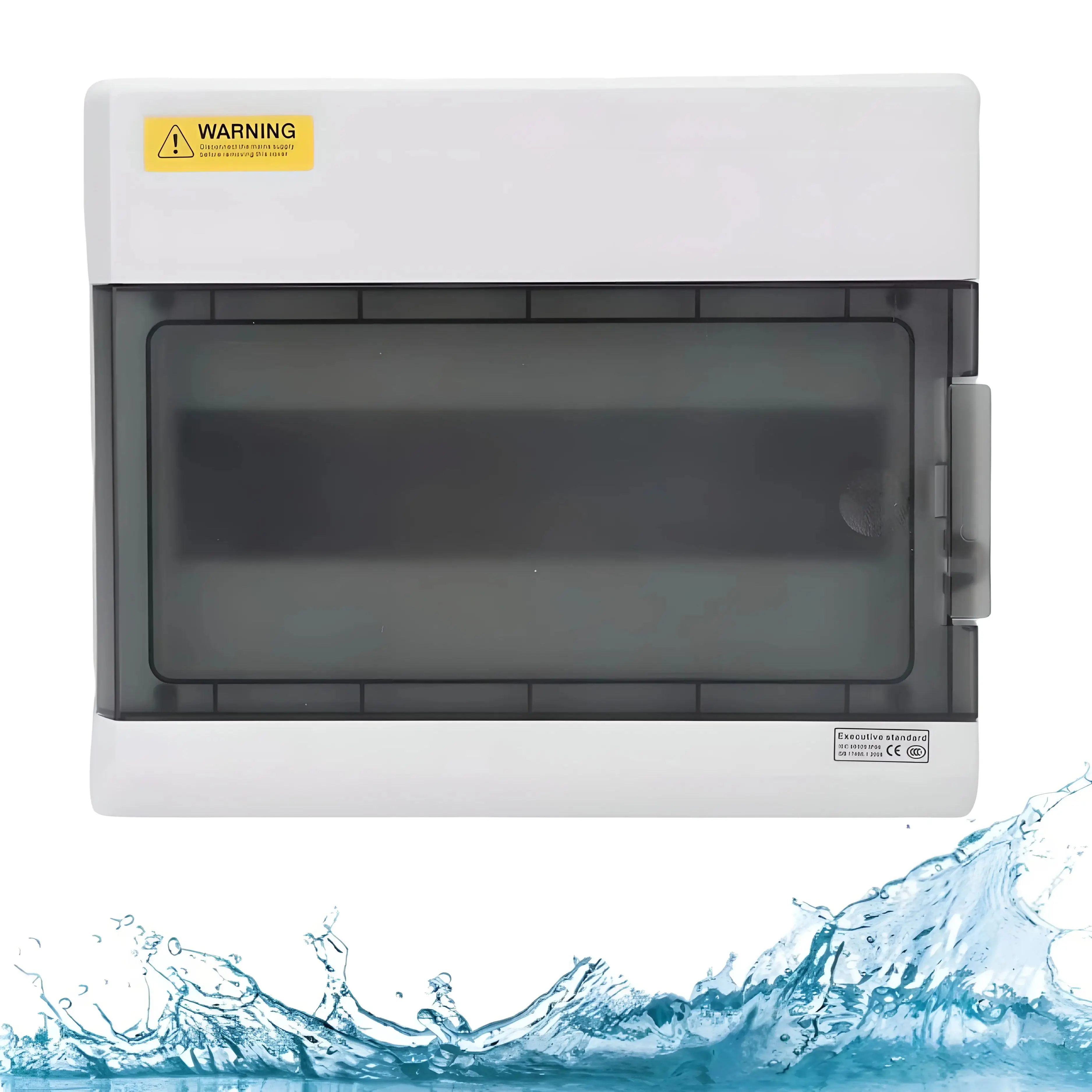 DONGY 12-Wege-PC-Kunststoff für den Außenbereich, elektrisch, IP65, wasserdicht, Verteilerkasten für den Innenbereich, 12-Wege, 10,4 x 8,7 x 4,3 Inc – Detail 11