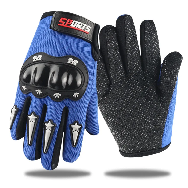 Cycling Kids Gloves for Boys Girls Hard Shell Protective Gloves Sports Fitness Climbing Skateboarding Children Anti Slip