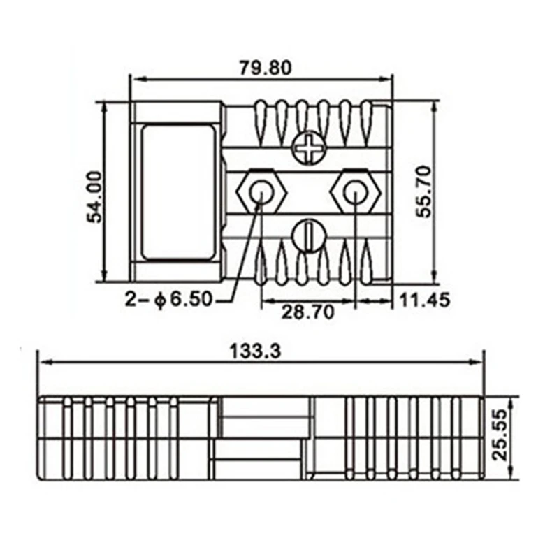   ÷ 2  175A 600V ͸  Ŀ  ÷ ġ , ִ 1AWG ̾ 