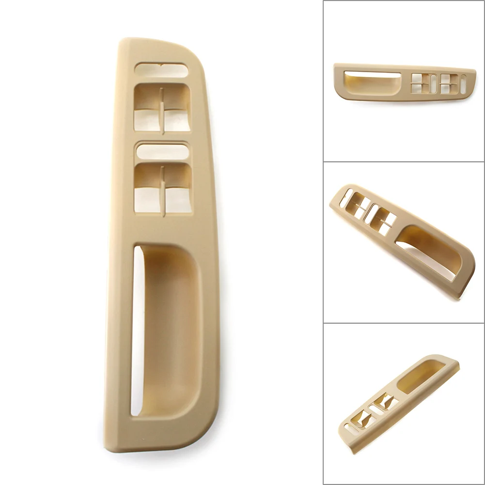 

Beige Auto Interior Door Window Switch Bezel Cover ABS for VW Passat Jetta/Bora Golf MK4 1999 2000 2001 2002 2003 2004 2005 RHD