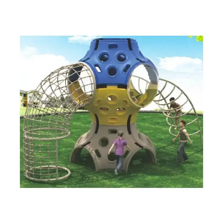 Hot sale wooden and PE board indoor rock climbing wall for kids indoor
