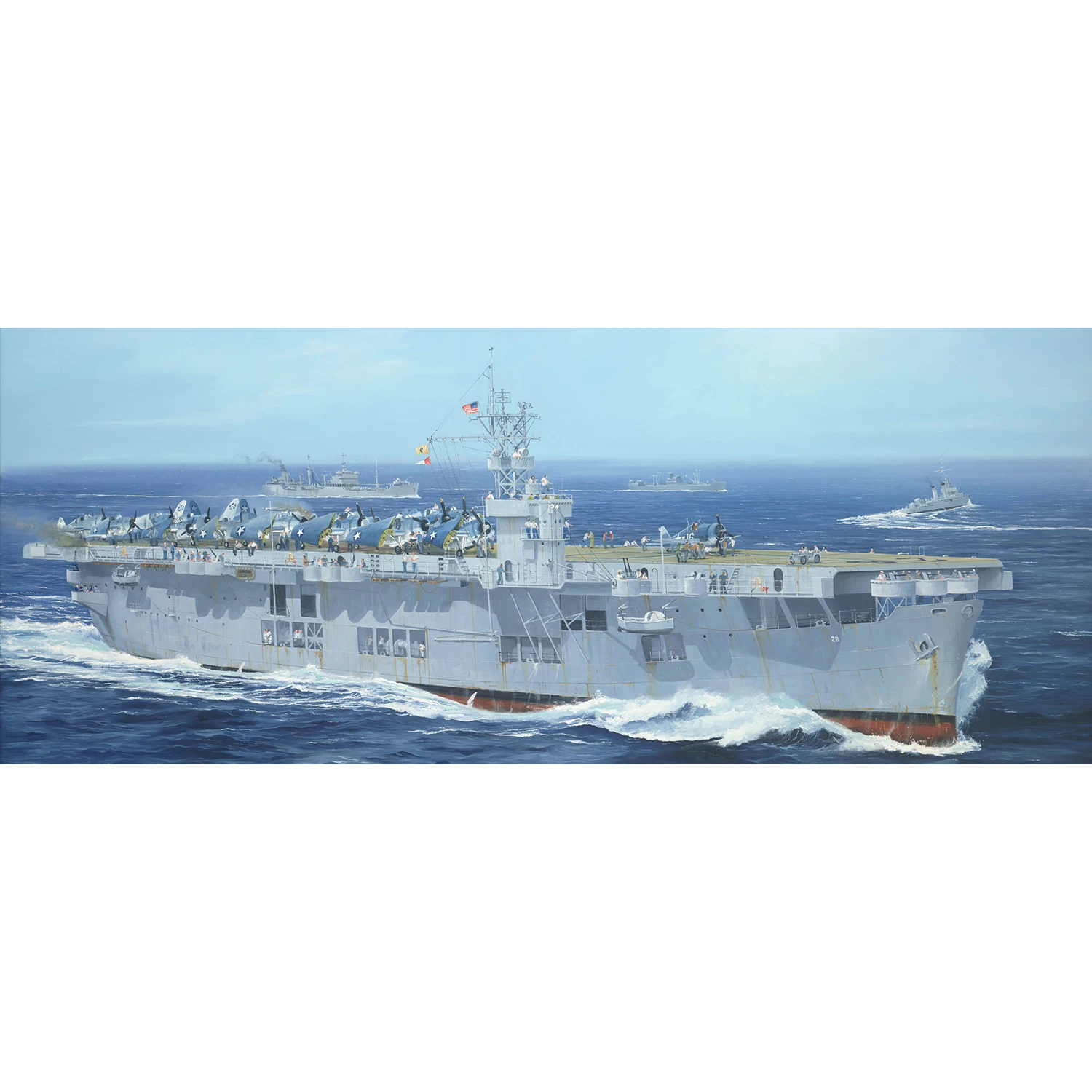 1:350 USS Sangamon CVE-26 | MN Modelář