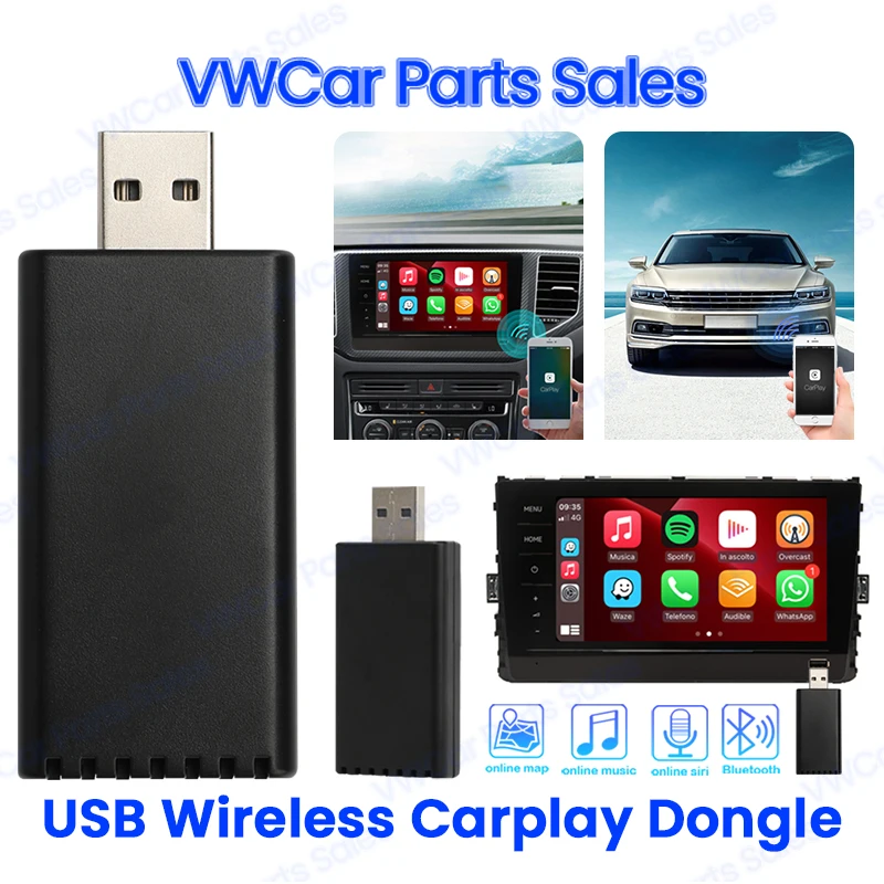 Autoradio Usb Wireless Carplay Dongle Per Dispositivo Iphone Cablato A Wireless Carplay Adapter Connessione Automatica Plug And Play