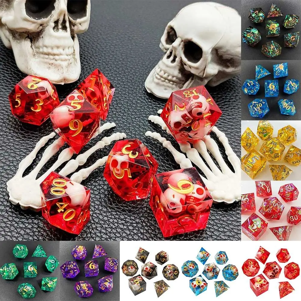 

Полимерные игровые кости D6 D8 D10 D12 D20 для TRPG DND