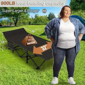 Heavy Duty Folding Camping Cot 1