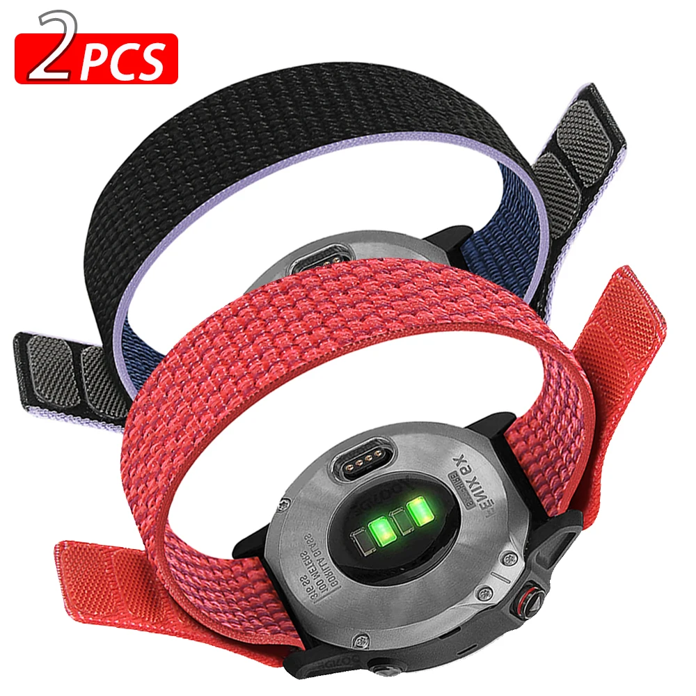 Ultra-Slim Feather-Light Nylon Loop Strap, QuickFit Design (22mm & 26mm)