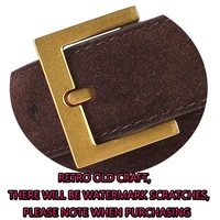 New Luxury Double Genuine Leather Belt for Women Jeans Casual Dress Square Alloy Buckle Ladies Trendy Belts Fashion Waistband - Image 6