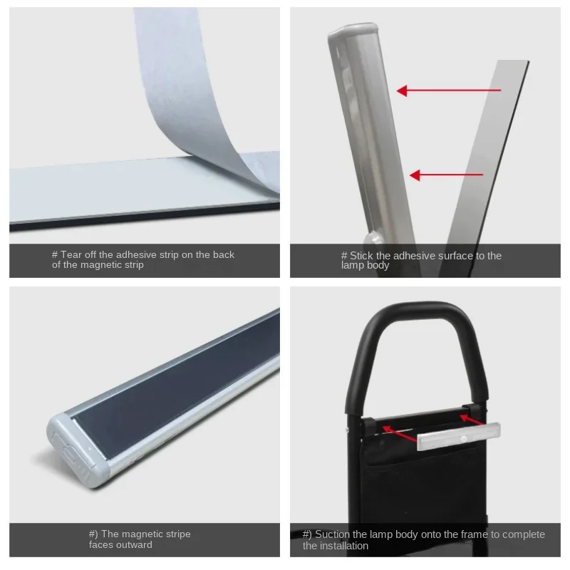 Household Bedside Handrail Guardrail with Light Lamp Elderly Safe Mobility Aid for Getting Up Durable Get Up Auxiliary Device