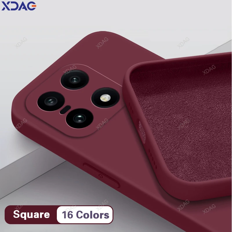 Luxurious Soft Silicone Phone Case with Lens Protection and Internal Flocking Design