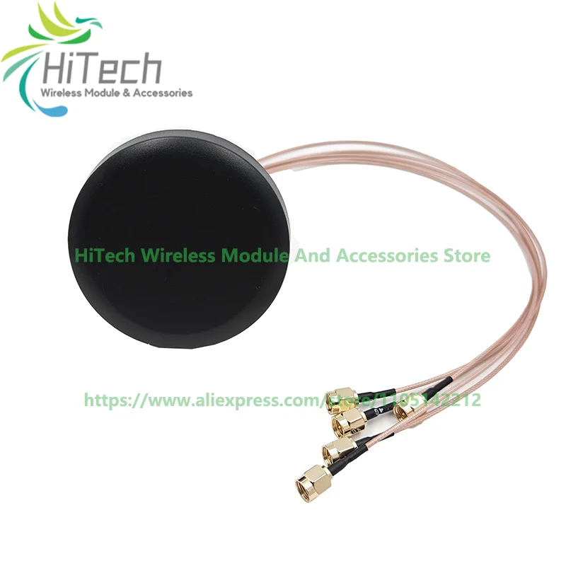 4G GPS 2.4G 블루투스(BT) 결합 안테나 듀얼 LTE 캐비닛 DTU 외부 안테나 고이득 RG316 SMA 케이블 2.4Ghz 신호 증폭기