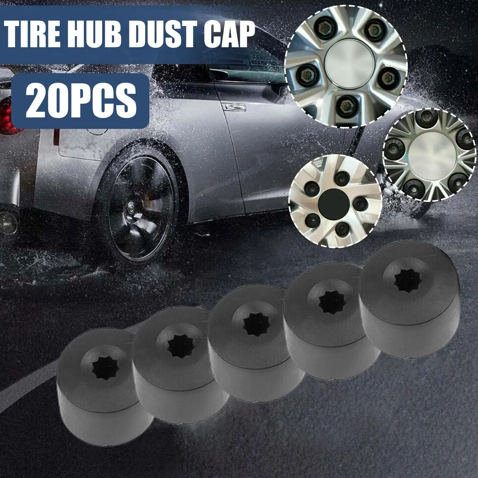 Wheel Lug Nuts Covers Caps Removal Tool Replacement 20pcs For VOLKSWAGEN Lug Nut Cover Beetle CC Wheel Bolts