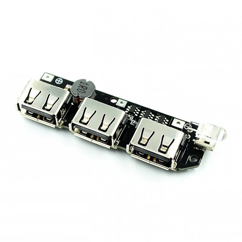 

3USB 5V2.1A Mobile Power Circuit Board Boost Module/18650 Lithium Battery