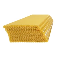 30-Pack Natural Beeswax Hive Foundations Beekeeper's Starter Kit 7.68x16.34" Beekeeping Sheets for Increased Honey Production 6