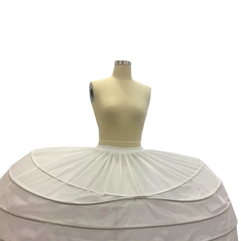 Wedding Petticoat 9 Hoops Petticoat Underskirt For Vintage Palace Ball Gown Wedding Dresses Bridal Gowns