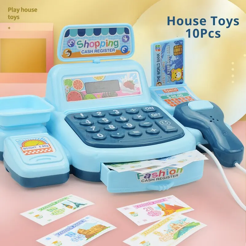 Simulacao Compras Dinheiro Casa Brinquedos Jogo Eletronico Iluminacao E Efeitos Sonoros Brinquedos Caixa Do Supermer