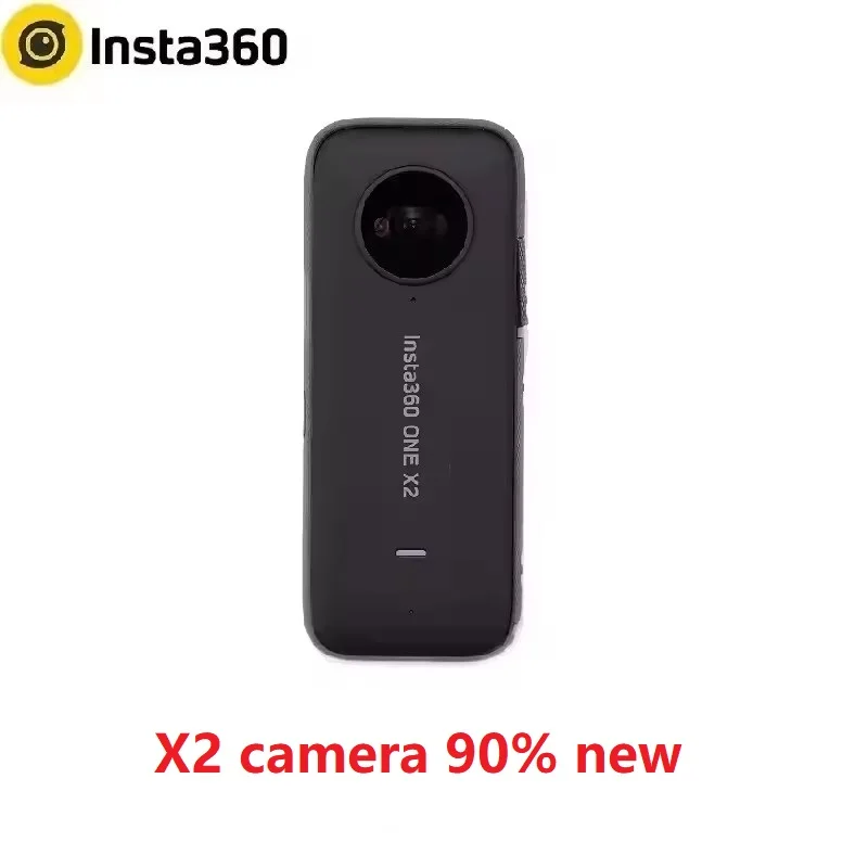 Insta360 ONE X2 Caméra d'Action 360° - Occasion 90% Neuve, angle arrière montrant l'écran