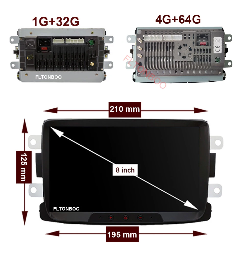 Android Car radio GPS Navigation for Renault Dacia LOGAN sandero